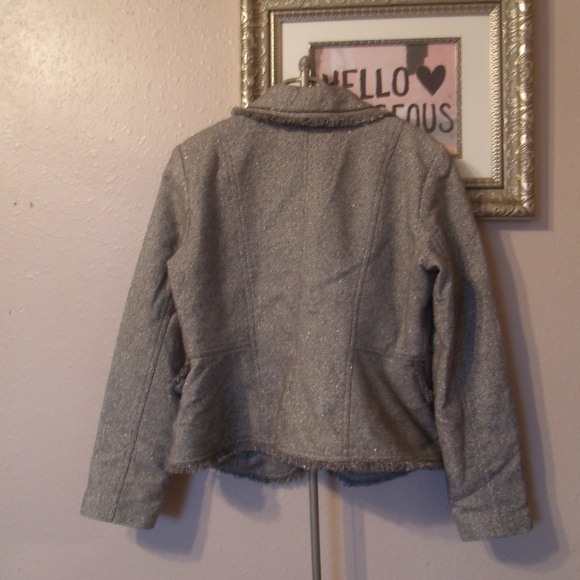 Cache Gray Shimmer Blazer - Picture 4 of 7